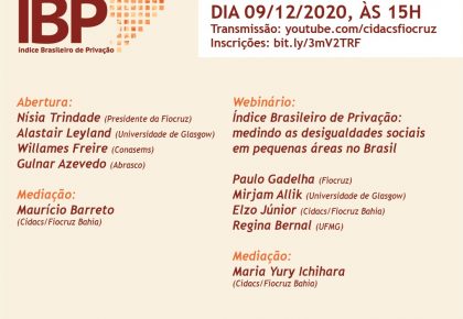 Lançamento do Índice Brasileiro de Privação (IBP) é destaque na Feira de Soluções